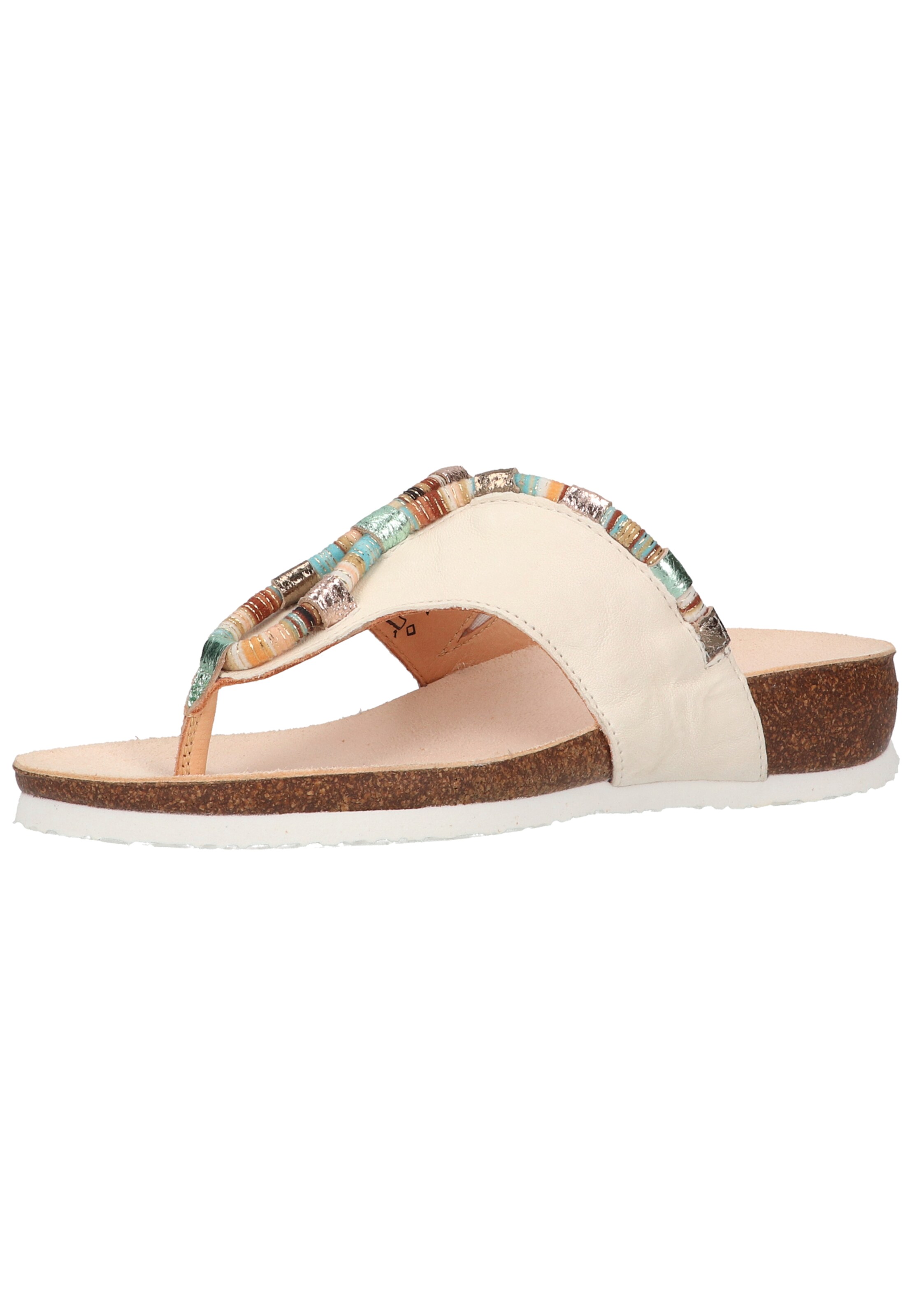 THINK! Zehentrenner 'Julia' in Beige: Vorderseite