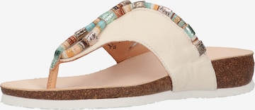 THINK! T-Bar Sandals 'Julia' in Beige: front