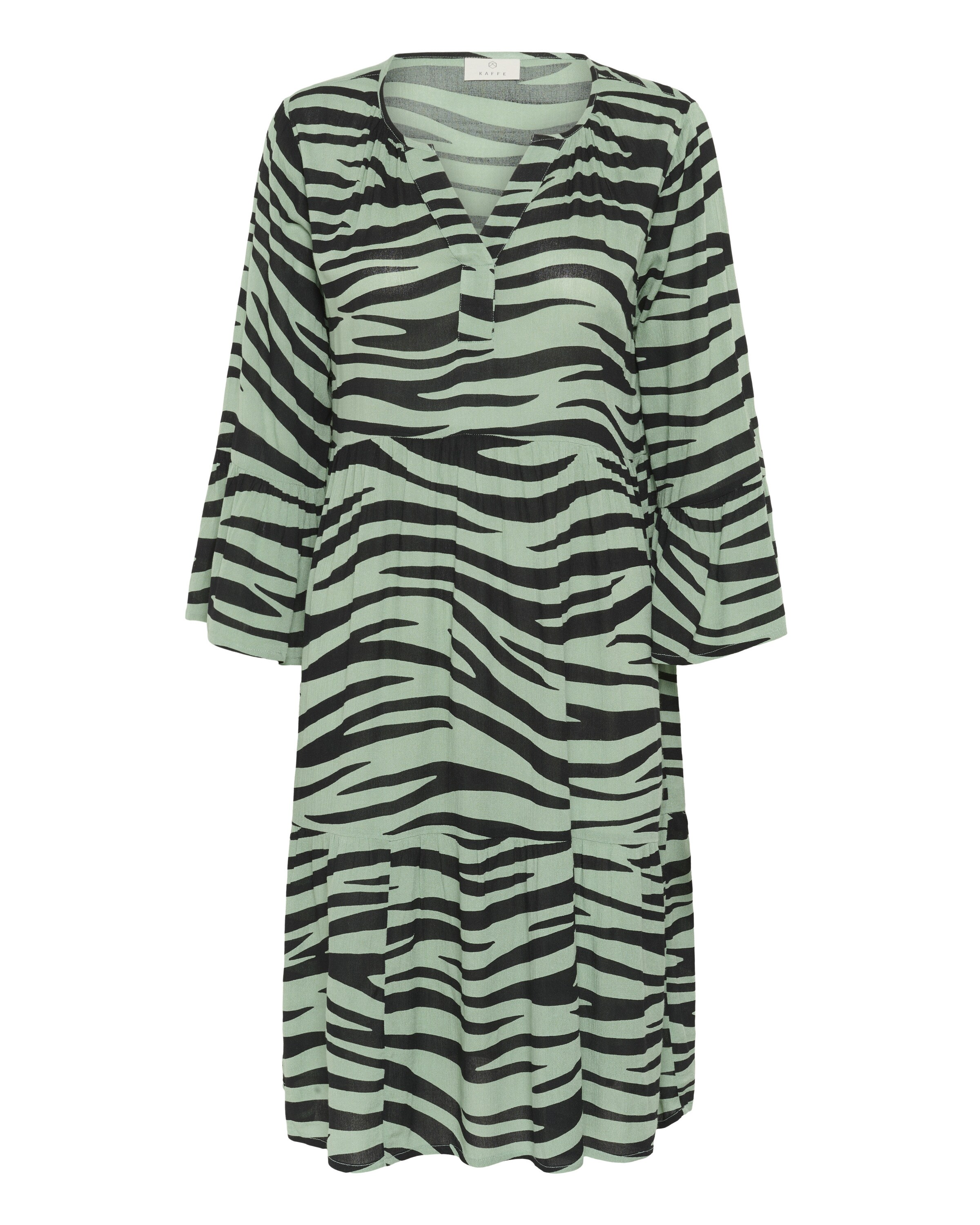 Kaffe Kleid in Grün: Vorderseite