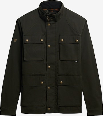 Veste mi-saison Superdry en vert : devant