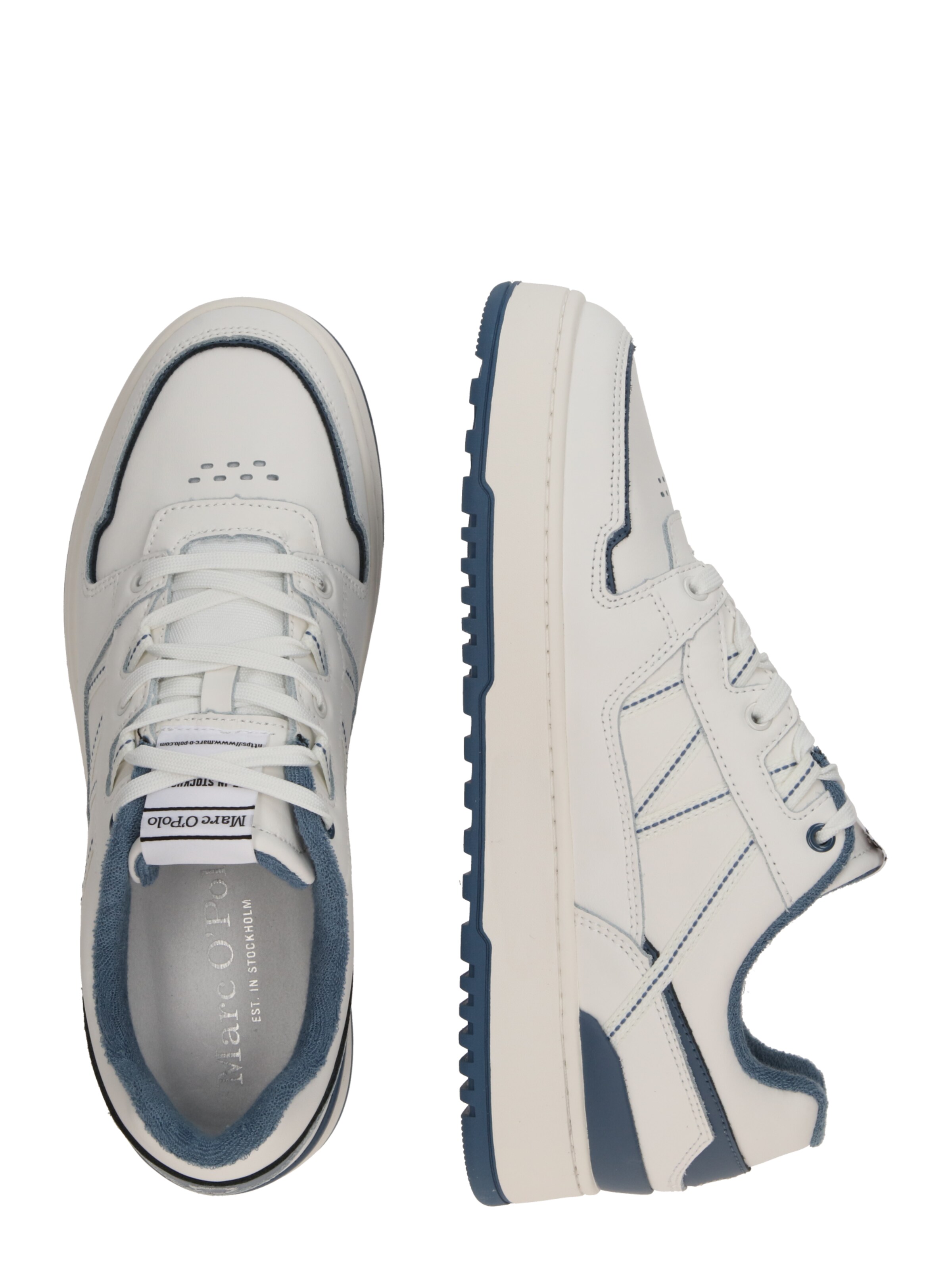 balta Marc O'Polo Sportbačiai be auliuko