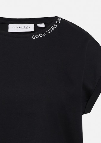 comma casual identity T-Shirt in Schwarz