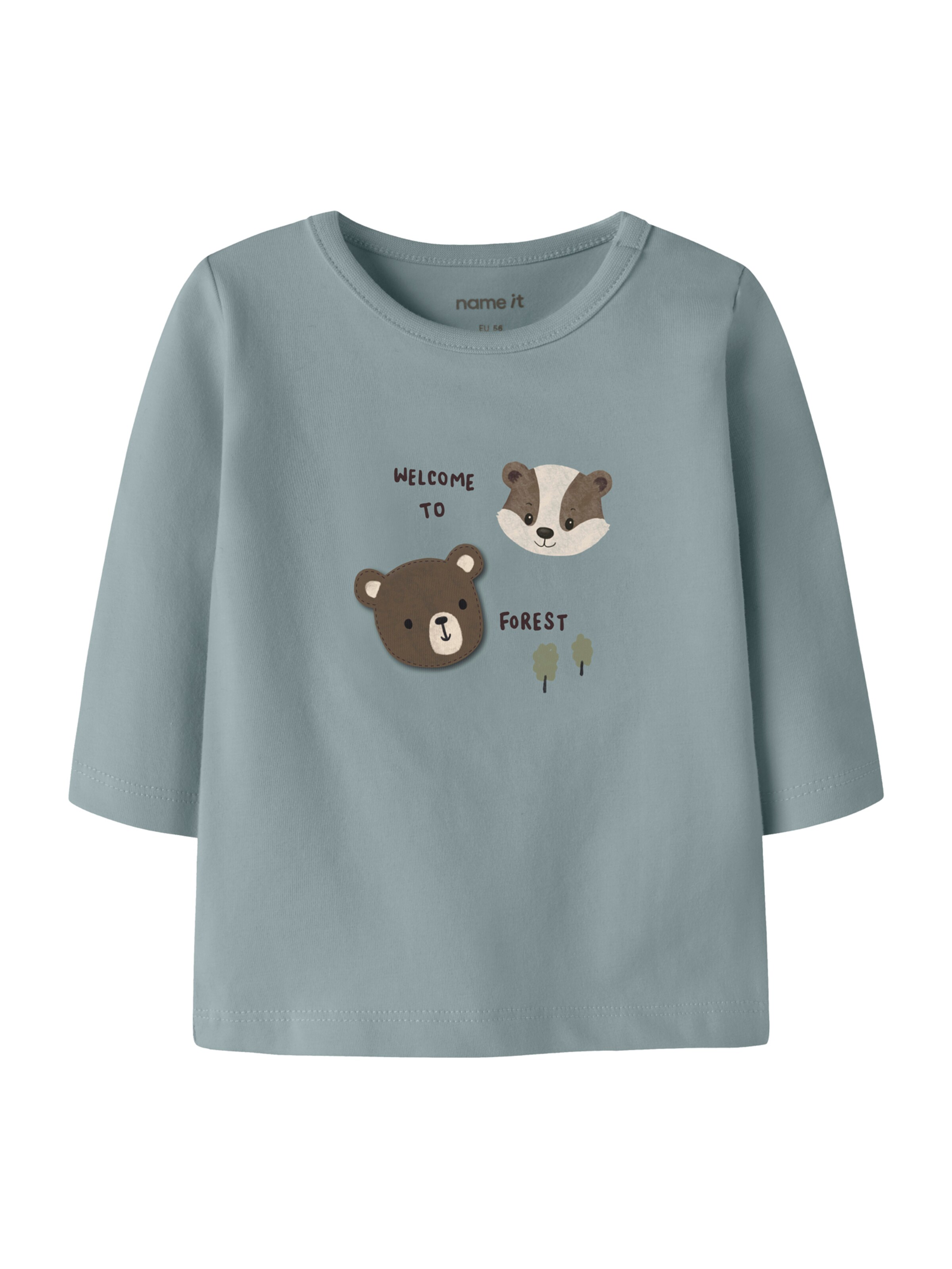 NAME IT - Camiseta 'NBMRACER' en gris: frente