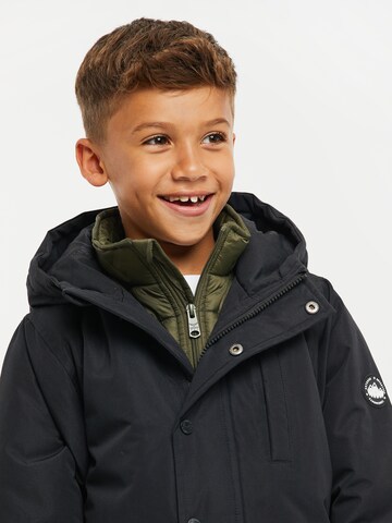 Threadboys Between-Season Jacket 'Gilbert Mock Layer' in Black