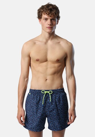 Shorts de bain North Sails en bleu : devant