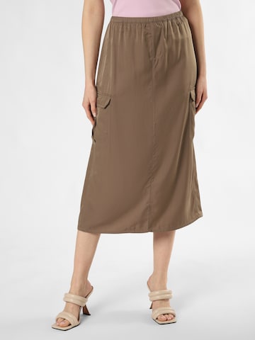 Marie Lund Skirt in Brown: front