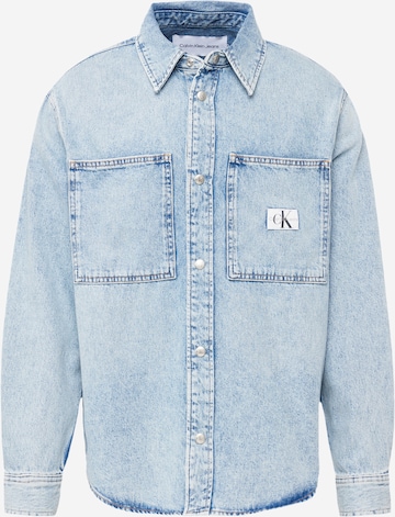 Regular fit Camicia di Calvin Klein Jeans in blu: frontale