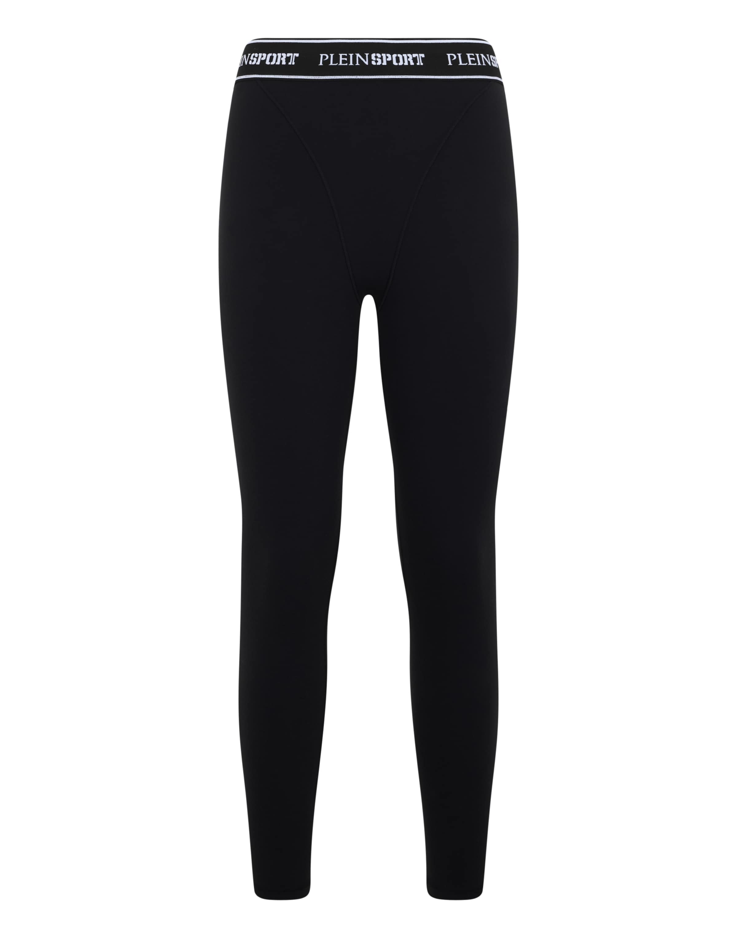 Skinny Leggings di Plein Sport in nero: frontale