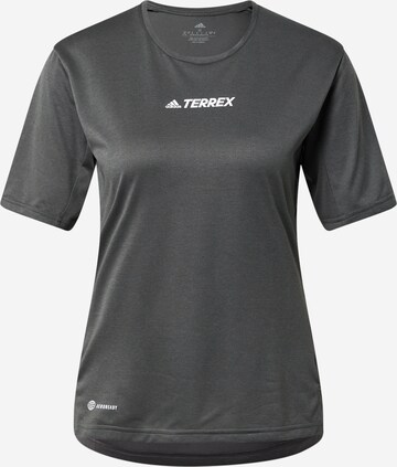 ADIDAS TERREX Functioneel shirt 'Multi' in Zwart: voorkant