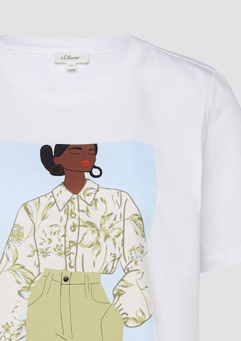 s.Oliver Shirt in Wit