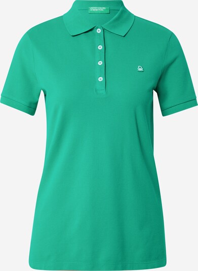 UNITED COLORS OF BENETTON T-Krekls kaļķa / balts, Preces skats
