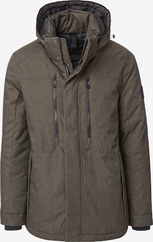 Veste mi-saison CASA MODA en marron : devant