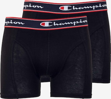 Champion Authentic Athletic Apparel Boxershorts in Schwarz: predná strana