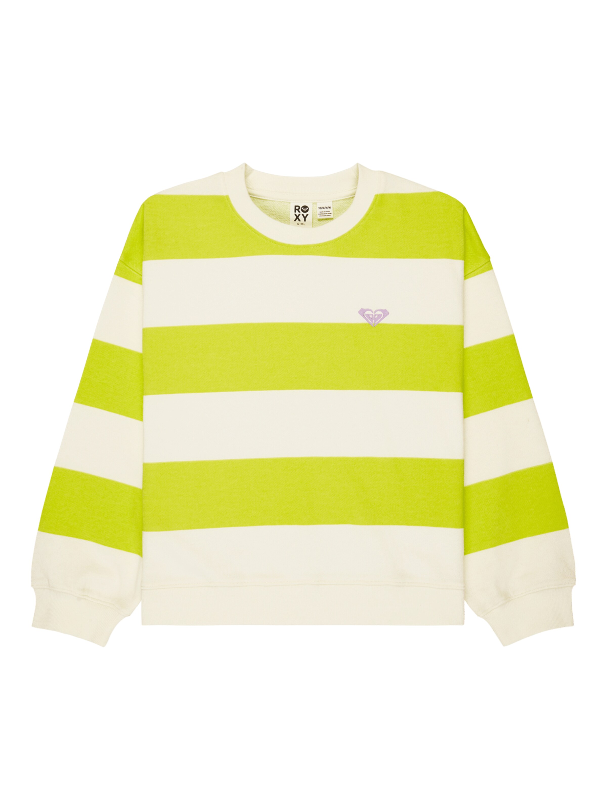 ROXY Sweatshirt 'Little Things' in Green: front