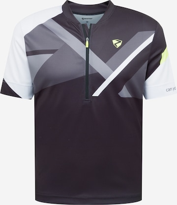 ZIENERTehnička sportska majica 'NERAL' - crna boja: prednji dio