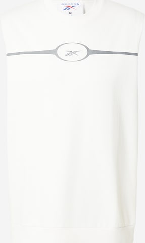 Reebok Toiminnallinen paita 'ATHLETE FLEX' värissä valkoinen: etupuoli