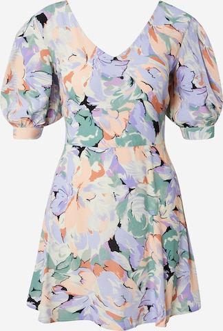 Traffic PeopleHaljina 'Bow' - ljubičasta boja: prednji dio