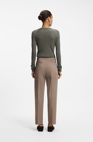 BOSS Tapered Hose 'Tecarino' in Braun