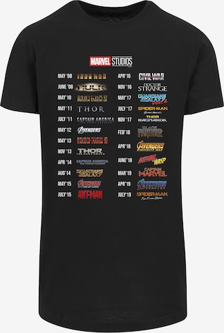 F4NT4STIC T-Shirt 'Marvel Studios 10 Years' in Schwarz: predná strana