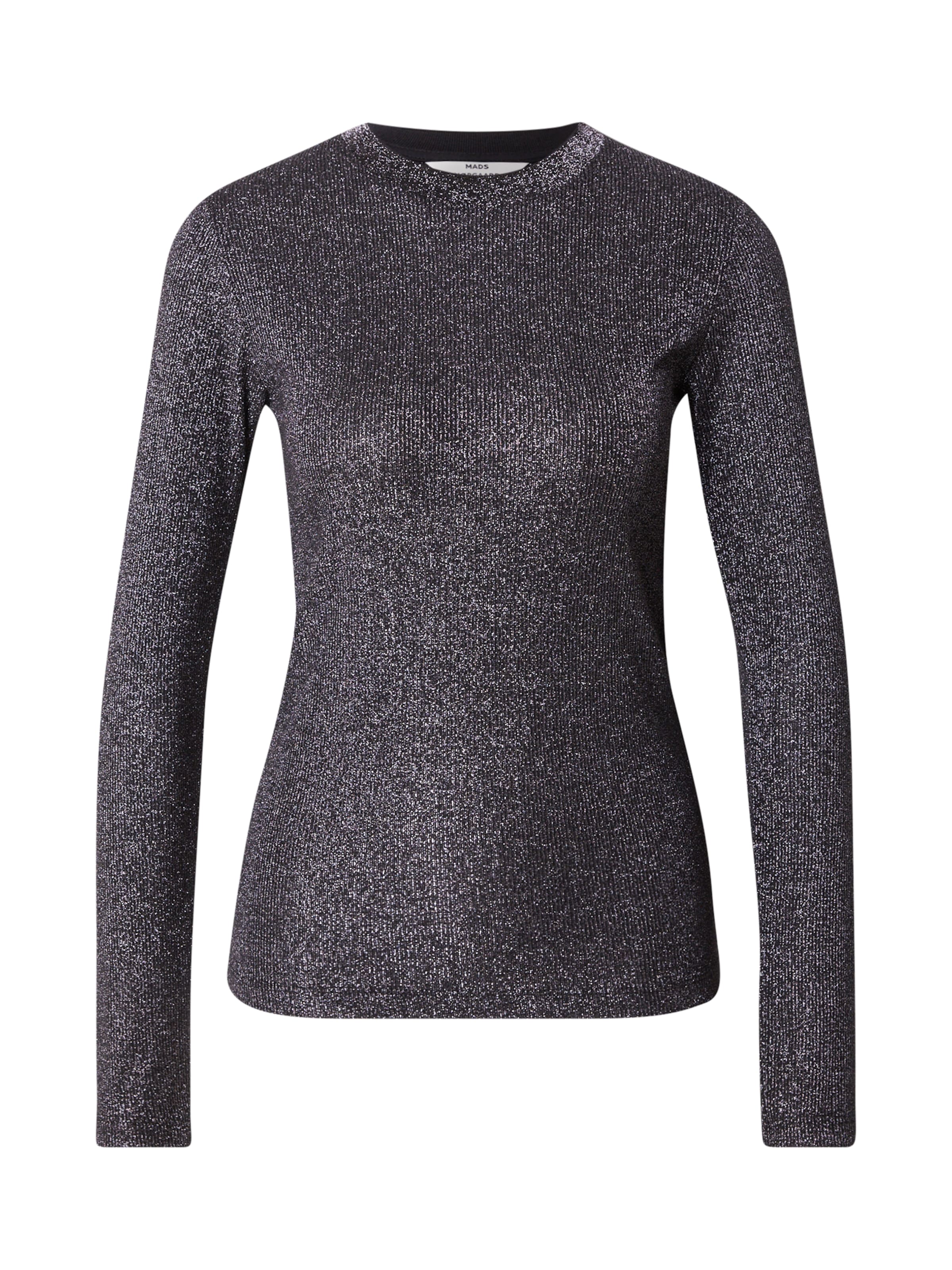 MADS NORGAARD COPENHAGEN Póló 'Tuba' - fekete: elől