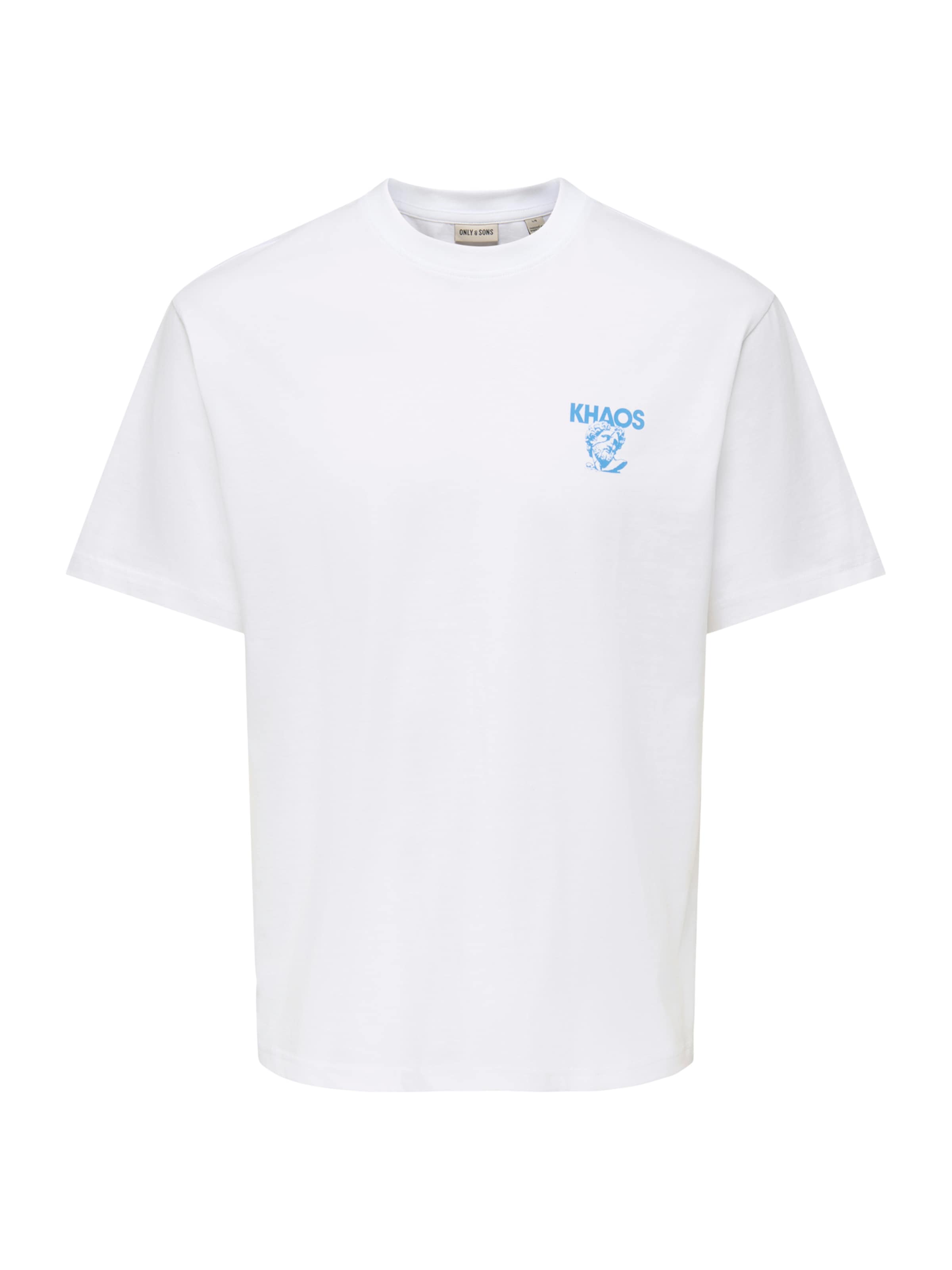 Only & Sons Shirt 'ONSZEUS' in White: front