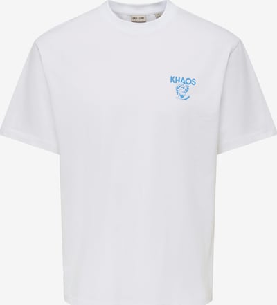 Only & Sons Paita 'ONSZEUS' koossa XS värissä kuninkaallisen sininen / valkoinen, Tuotenäkymä
