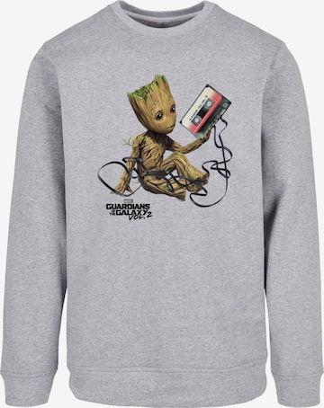Felpa 'Guardians Of The Galaxy Vol2 - Groot Tape' di ABSOLUTE CULT in grigio: frontale
