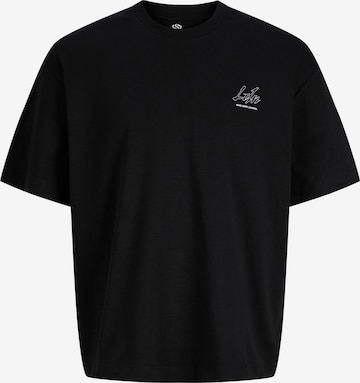 JACK & JONES - Camiseta en negro: frente