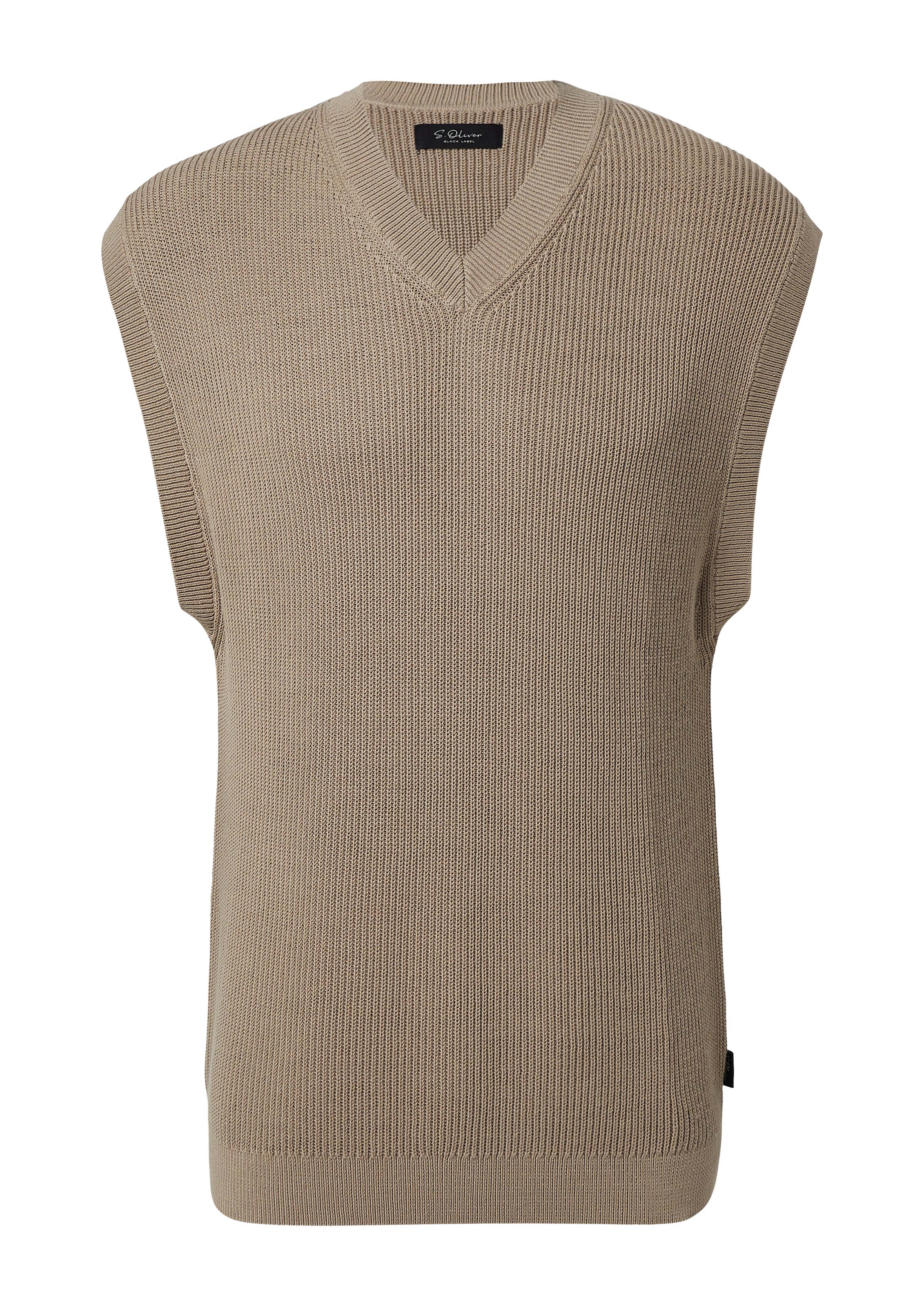 s.Oliver BLACK LABEL Pullunder in Braun: Vorderseite