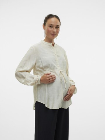 Chemisier MAMALICIOUS en beige