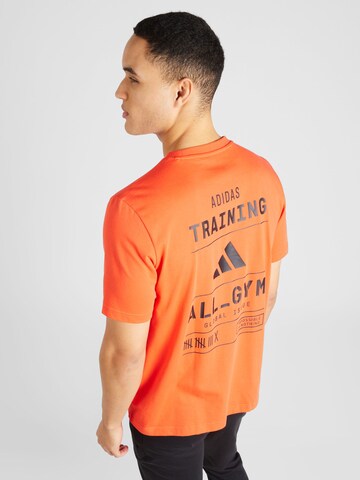 Tricou funcțional de la ADIDAS PERFORMANCE pe roșu