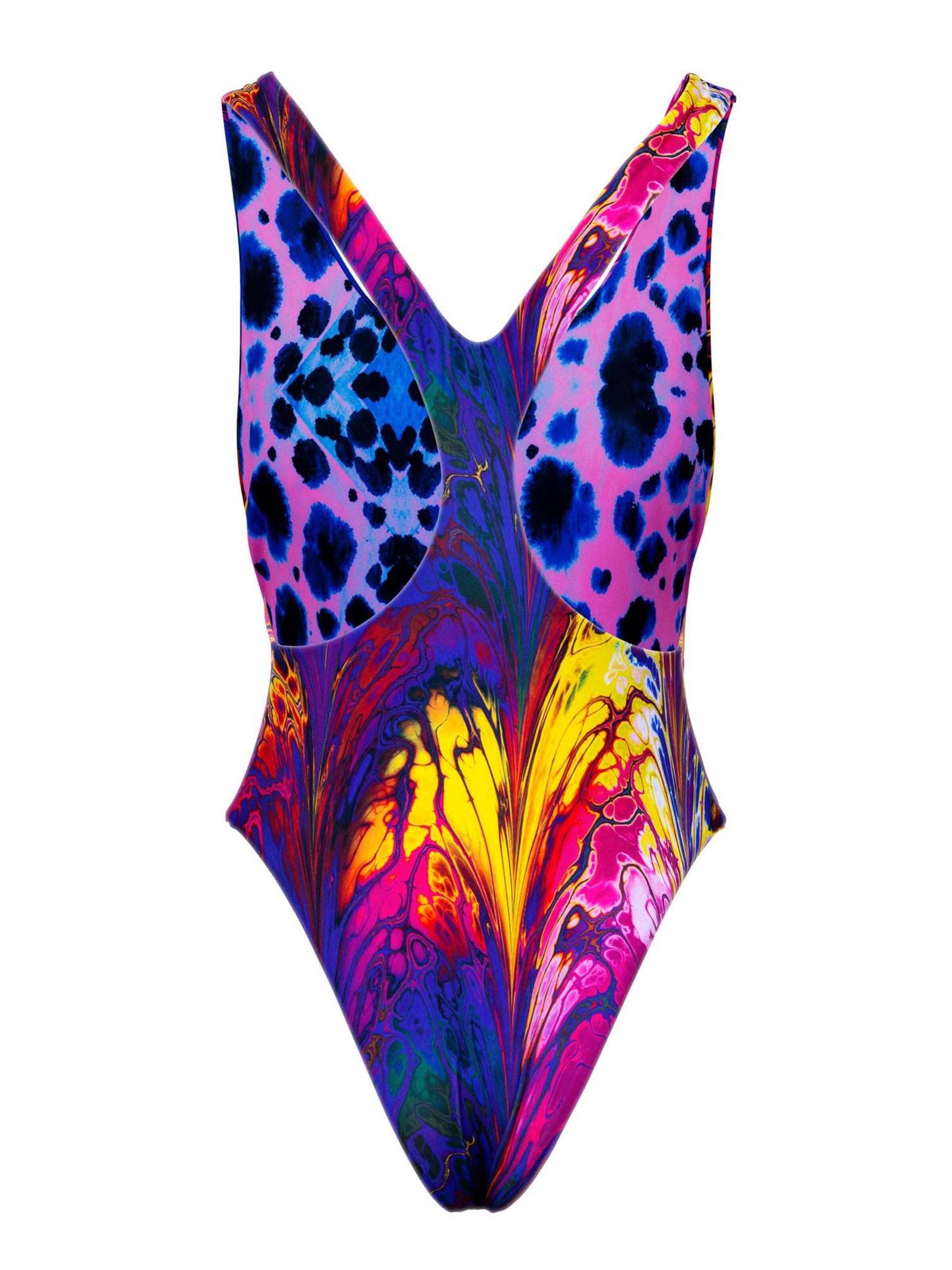 Kalaia Bustier Badeanzug 'Racer Back Reversible Swimsuit'‌ in Lila