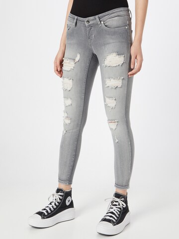 ONLY Skinny Jeans 'CORAL' in Grey: front