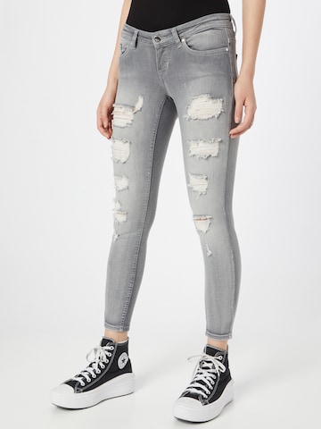 ONLY Skinny Jeans 'CORAL' in Grey: front