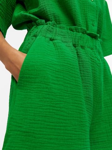 OBJECT Lużny krój Spodnie 'Carina' w kolorze zielony