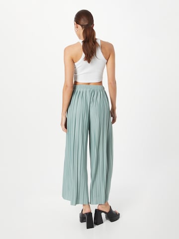 ABOUT YOU Wide leg Pants 'Caren ' in Grey