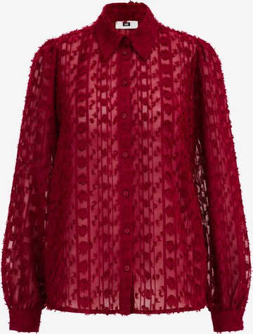 Camicia da donna di WE Fashion in rosso: frontale