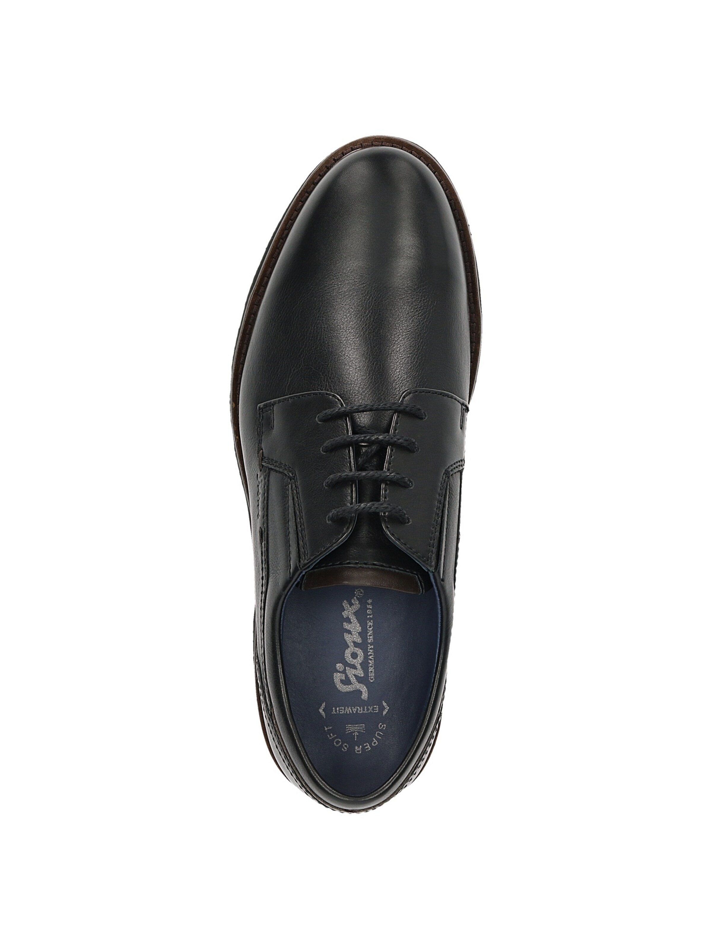 SIOUX Schnürschuh 'Dilip-716' in Schwarz