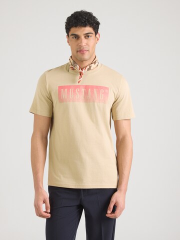 MUSTANG Shirt 'Austin' in Beige: front