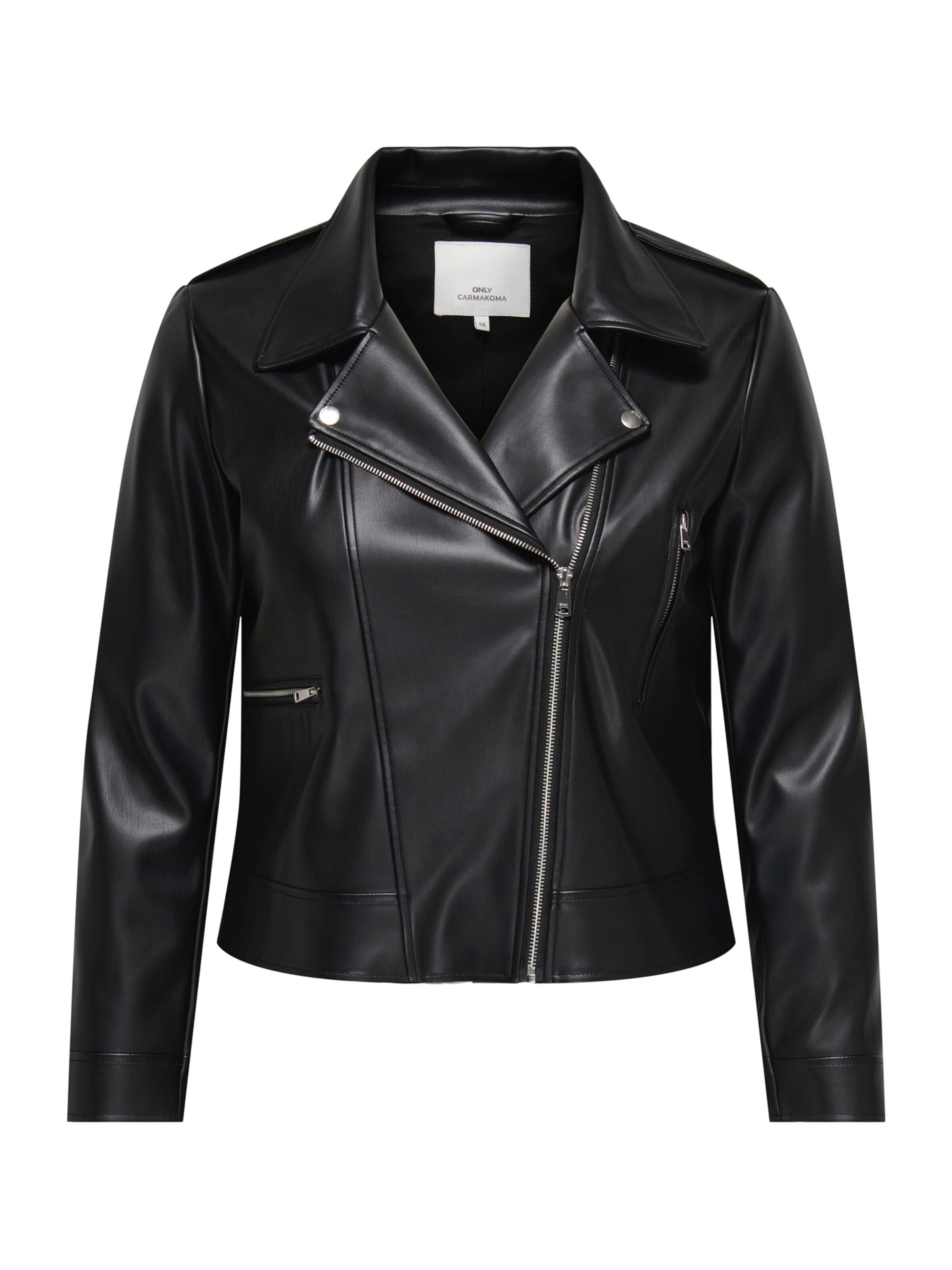 ONLY Carmakoma Övergångsjacka 'CARCARMEN' i svart: framsida