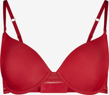 Skiny T-shirt Bra in Red: front