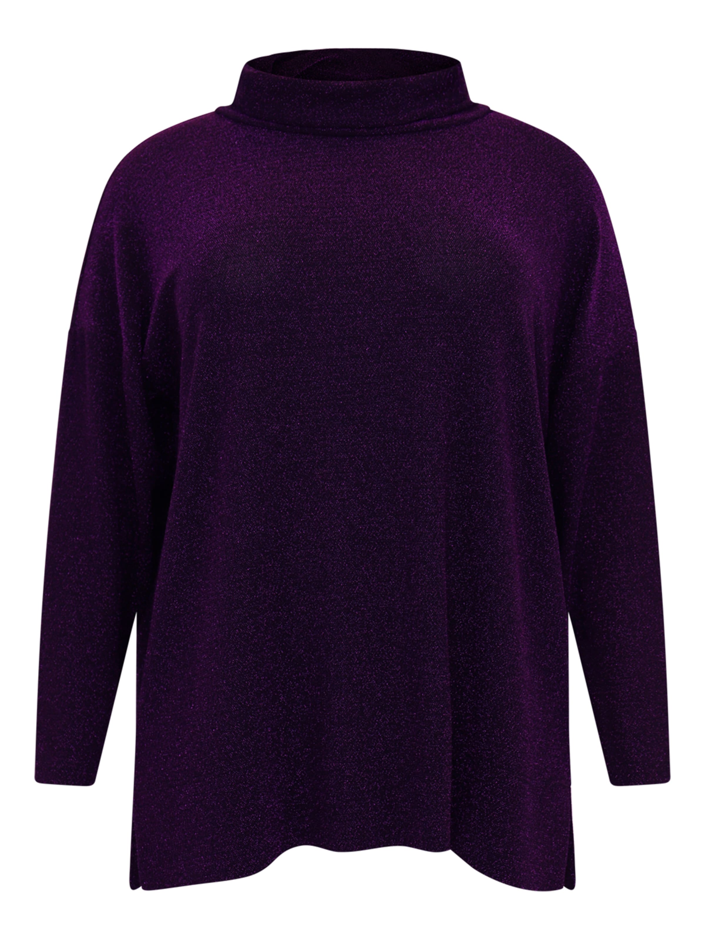 YOEK Sweater in Purple: front