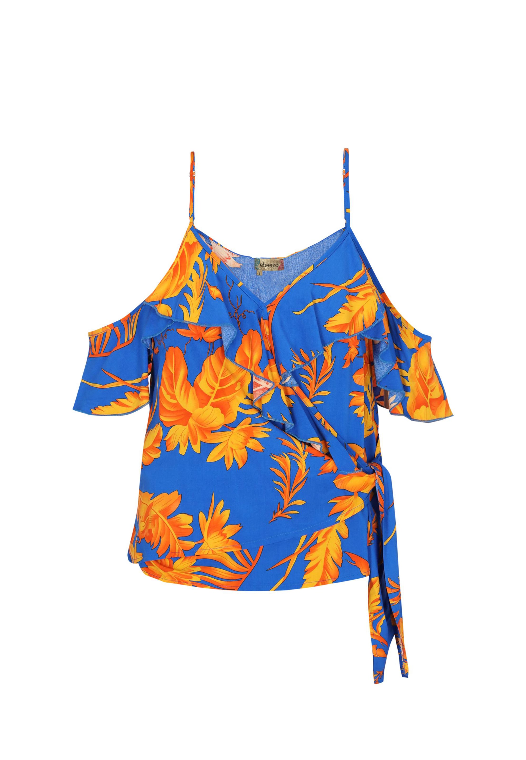 ebeeza Bluse i blå: forside