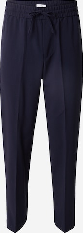Pantalon à plis Lindbergh en bleu : devant