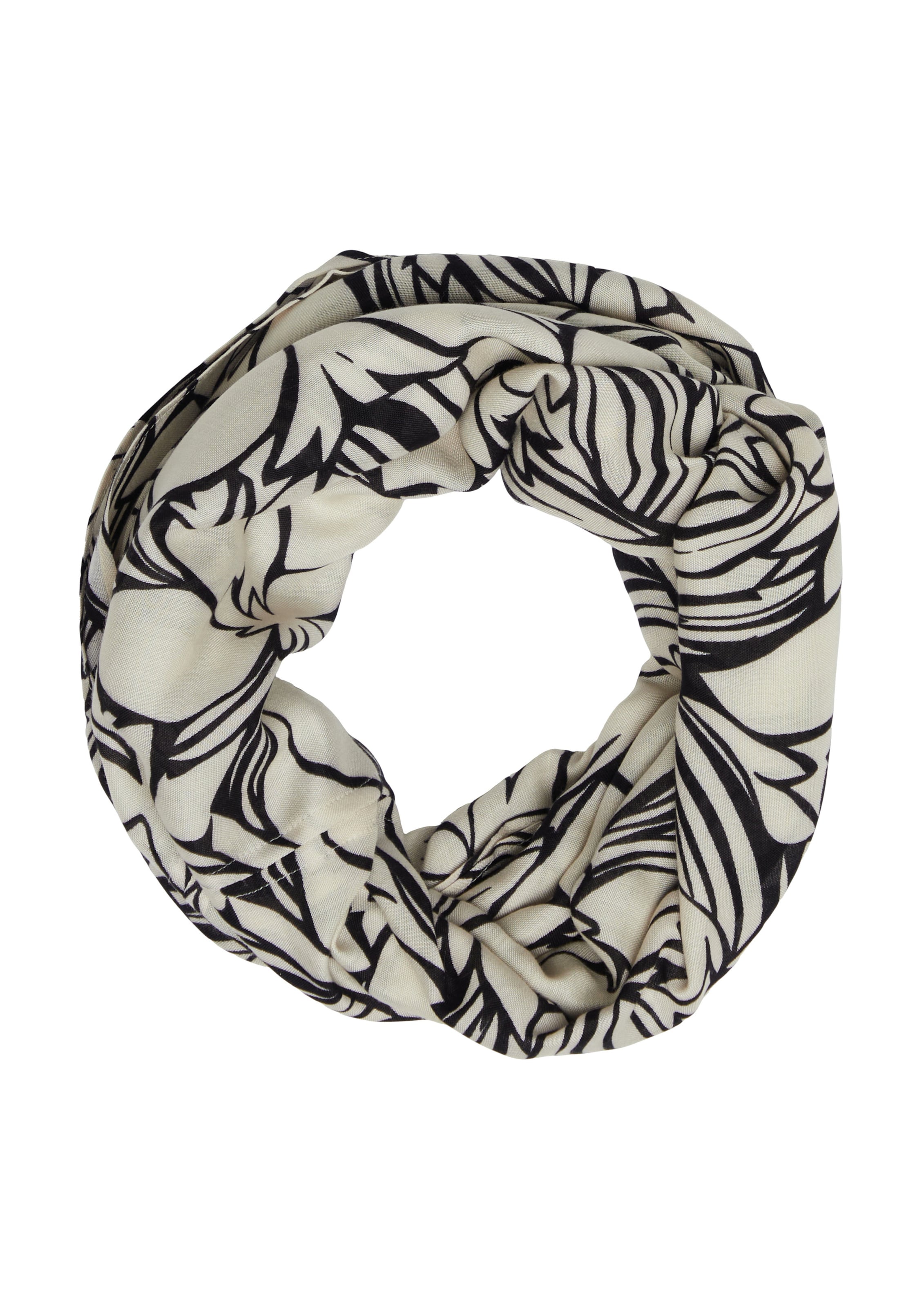 Écharpe tube s.Oliver en noir : devant