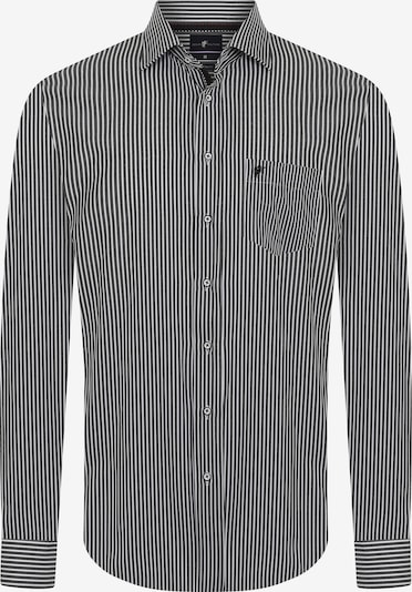 DENIM CULTURE Hemd 'Alexander' in schwarz / weiß, Produktansicht