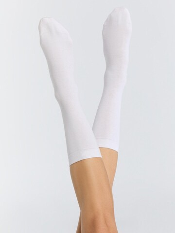 Albero Natur Socks 'Classic' in White