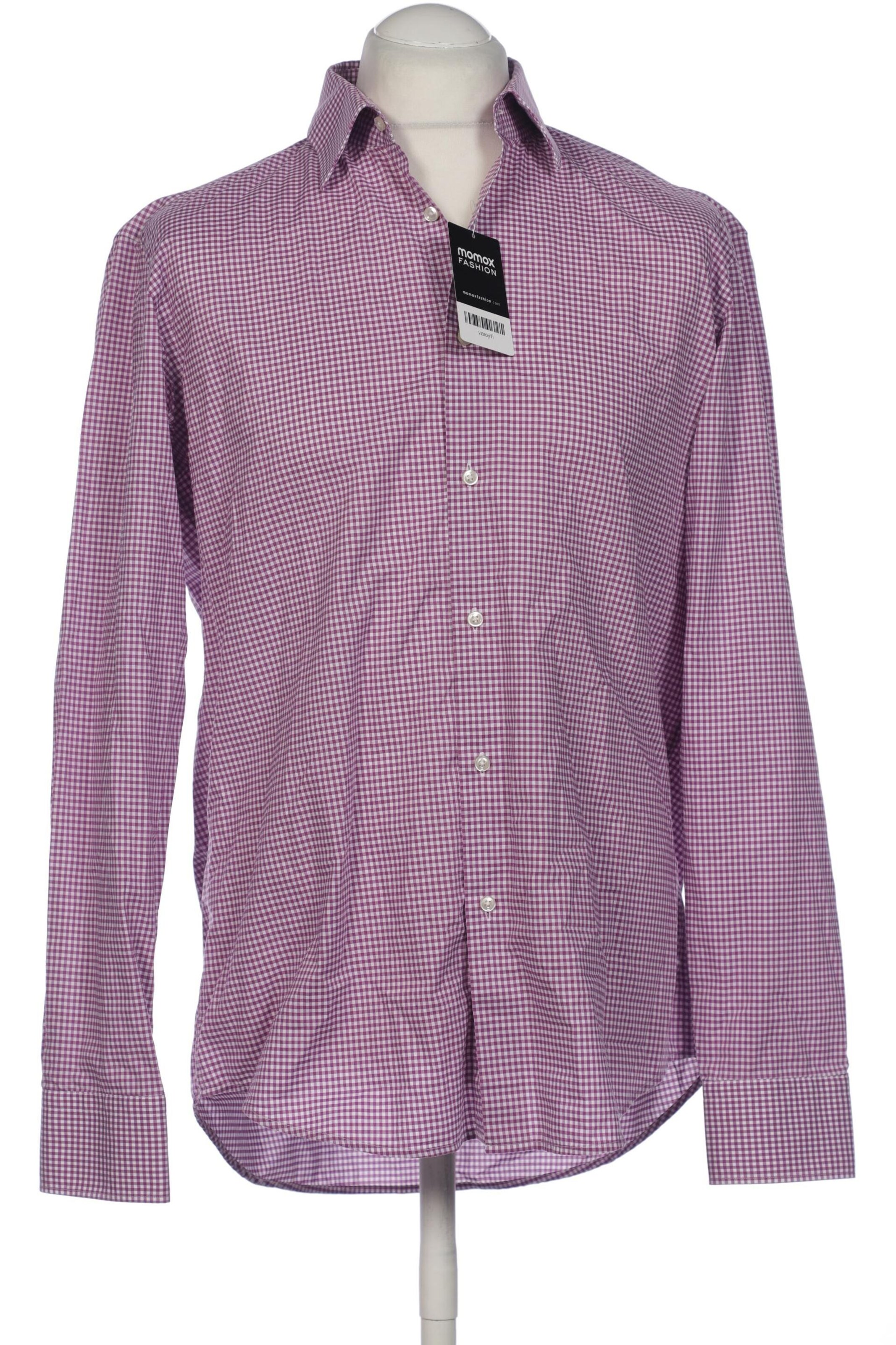 HUGO Button Up Shirt in L in Purple: front