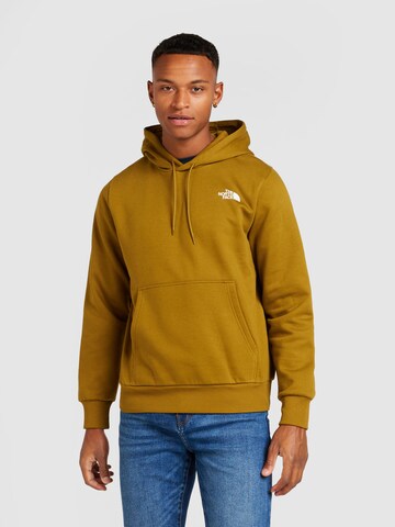 THE NORTH FACE Свитшот 'SIMPLE DOME' в Желтый: спереди