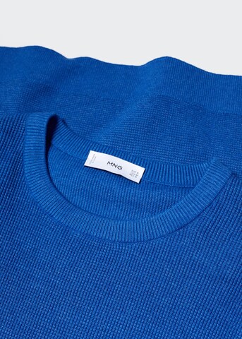 MANGO MAN Sweater 'antigua' in Blue